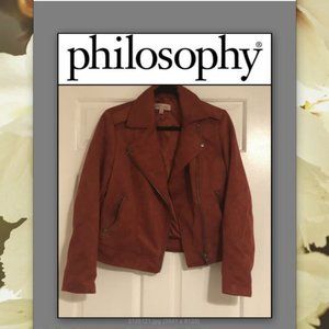 Philosophy Faux Leather Jacket